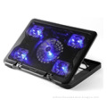 5.6 laptop cooler stand 5 LED fan notebook cooling pad with speed control